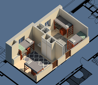 Horsfall Halls layout