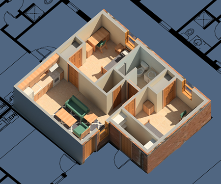 University Apartments Layout