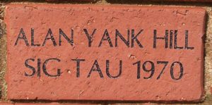 ALAN YANK HILL SIG TAU 1970