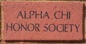 ALPHA CHI HONOR SOCIETY