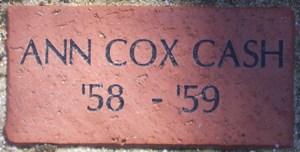 ANN COX CASH �58 - '59