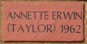 ANNETTE ERWIN TAYLOR 1962