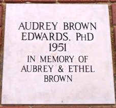 AUDRY BROWN EDWARDS PHD 1951