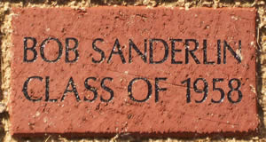 BOB SANDERLIN CLASS OF 1958