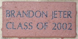 BRANDON JETER CLASS OF 2002