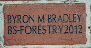 BYRON M BRADLEY BS-FORESTRY 2012