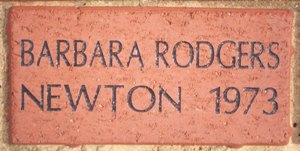 BARBARA RODGERS NEWTON 1973