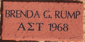 BRENDA G. RUMP 1968