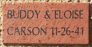 BUDDY & ELOISE CARSON 11-26-41