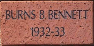 BURNS B BENNETT 1932-33