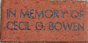 IN MEMORY OF CECIL O BOWEN