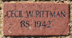 CECIL W PITTMAN BS 1942