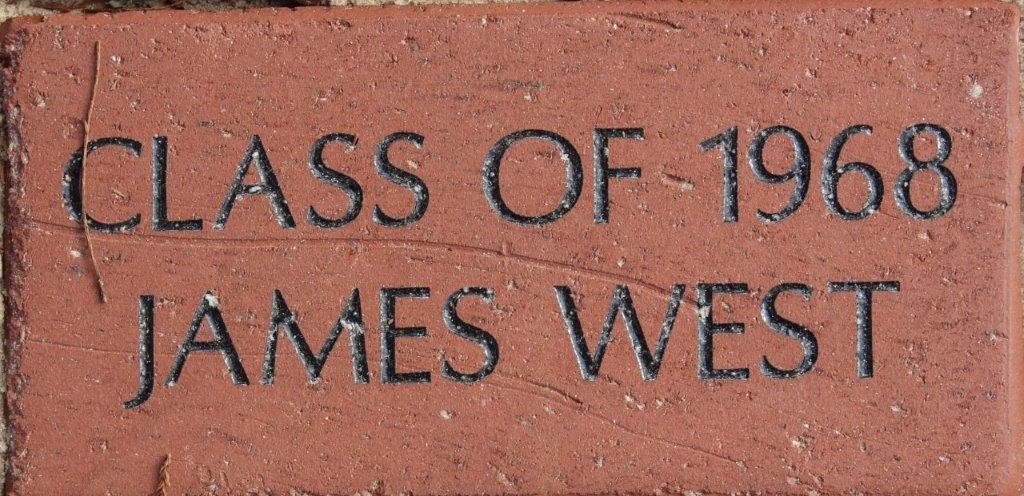 CLASS OF 1968 JAMES WEST