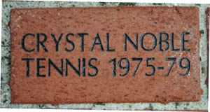 CRYSTAL NOBLE TENNIS 1975-79