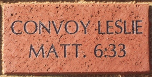 CONVOY LESLIE MATT. 6:33