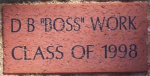 D B 'BOSS' WORK CLASS OF 1998
