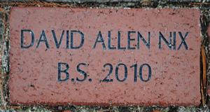 DAVID ALLEN NIX B.S. 2010