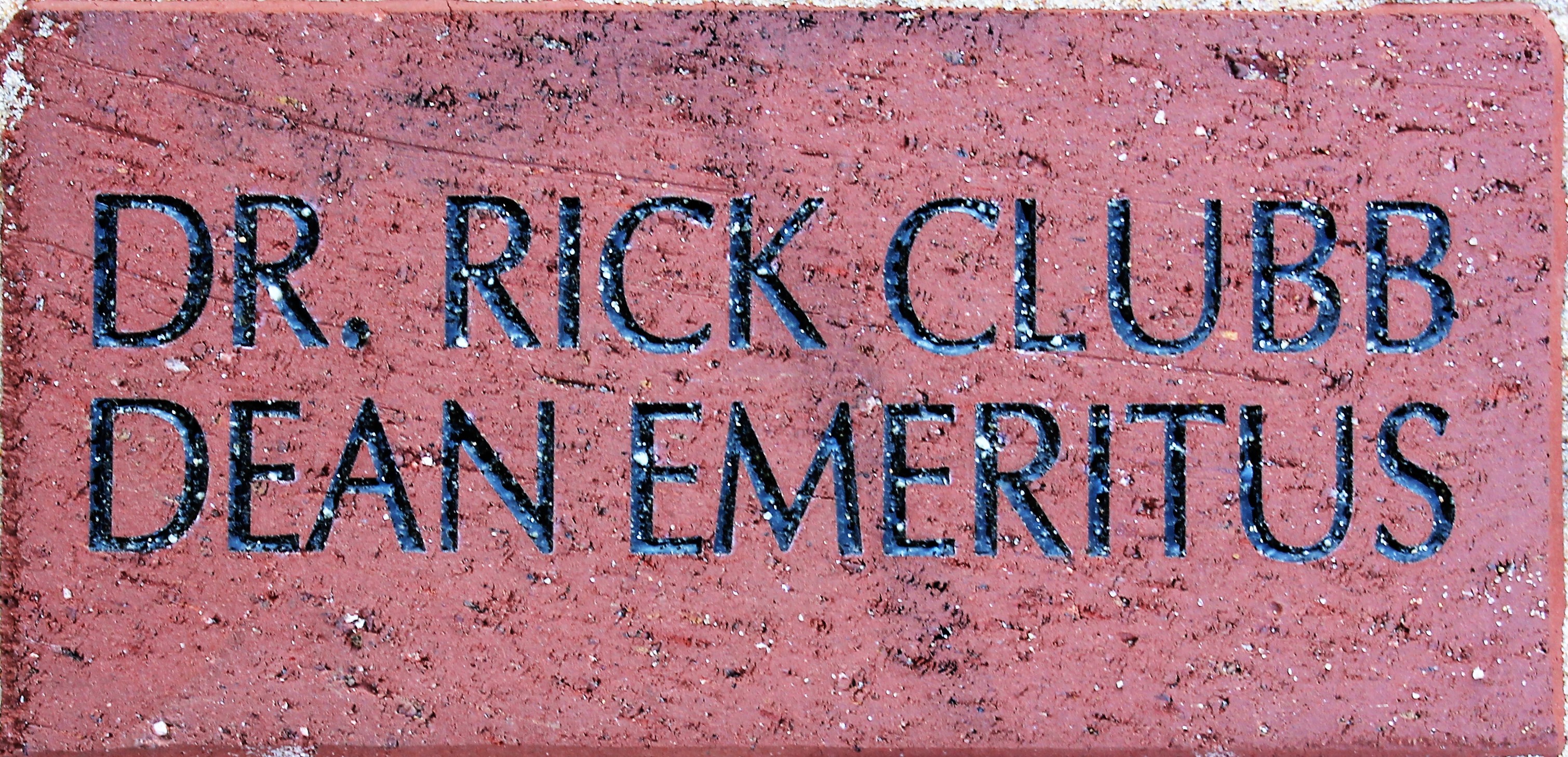 DR RICK CLUBB DEAN EMERITUS
