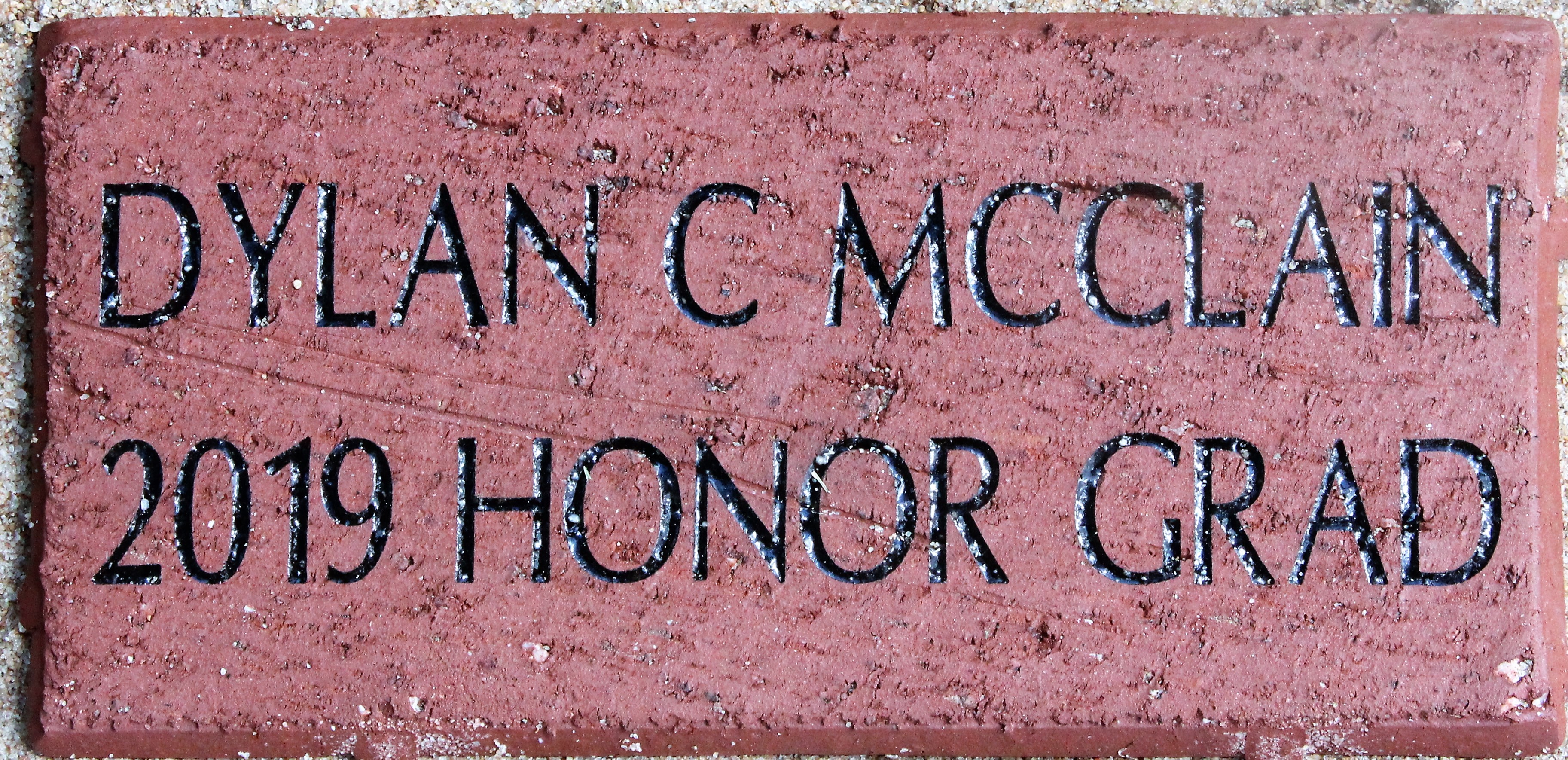 DYLAN C MCCLAIN 2019 HONOR GRAD
