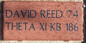 DAVID REED '74 THETA XI KB 186