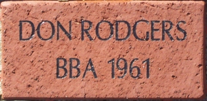 DON RODGERS BBA 1961