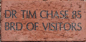 DR TIM CHASE 85 BRD OF VISITORS