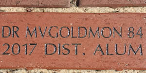 DR MVGOLDMON 84 2017 DIST. ALUM