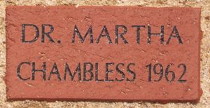 DR. MARTHA CHAMBLESS 1962