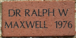 DR RALPH W MAXWELL 1976