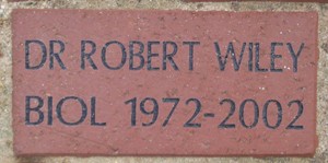DR ROBERT WILEY BIOL 1972-2002