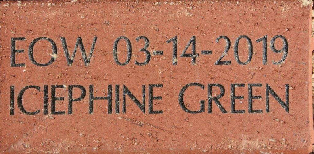 EOW 03-14-2019 ICIEPHINE GREEN