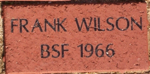 FRANK WILSON BSF 1966