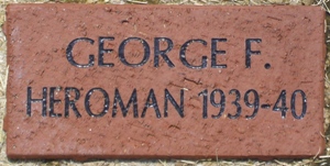 GEORGE F. HEROMAN 1939-40