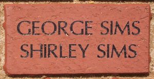 GEORGE SIMS SHIRLEY SIMS