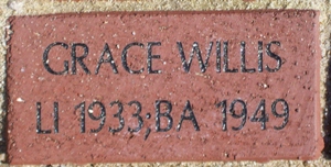 GRACE WILLIS LI 1933 BA 1949