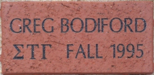 GREG BODIFORD FALL 1995