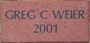 GREG C WEIER 2001