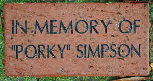 IN MEMORY OF 'PORKY' SIMPSON