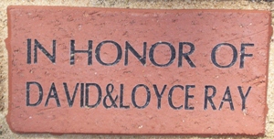 IN HONOR OF DAVID&LOYCE RAY