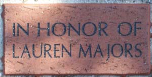 IN HONOR OF LAUREN MAJORS