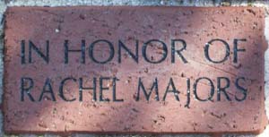 IN HONOR OF RACHEL MAJORS