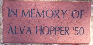IN MEMORY OF ALVA HOPPER '50