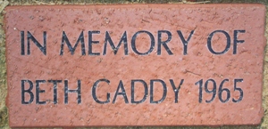 IN MEMORY OF BETH GADDY 1965