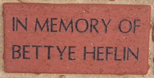 IN MEMORY OF BETTYE HEFLIN