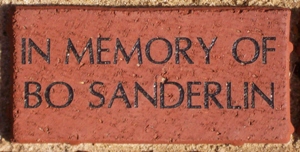 IN MEMORY OF BO SANDERLIN
