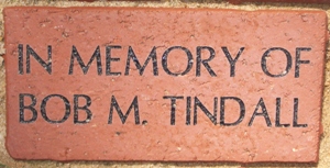 IN MEMORY OF BOB M. TINDALL