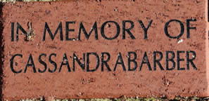IN MEMORY OF CASSANDRA BARBER