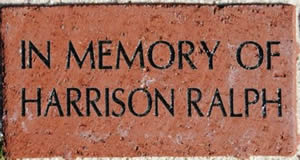IN MEMEORY OF HARRISON RALPH