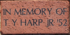IN MEMORY OF T Y HARP JR '52