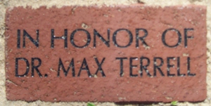 IN HONOR OF DR. MAX TERRELL